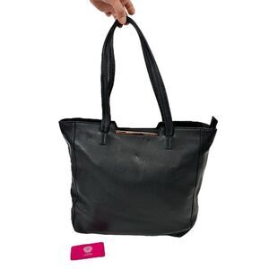 Vince Camuto Elias Tote Leather Bag Handbag Purse Black